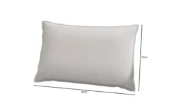 Zierkissen Lesley 45x80 in Echtleder