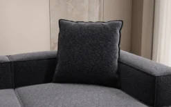 Zierkissen Lesley 60x60 in Strukturstoff