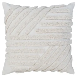 Zierkissen Milea 3D Struktur Beige 45x45 cm