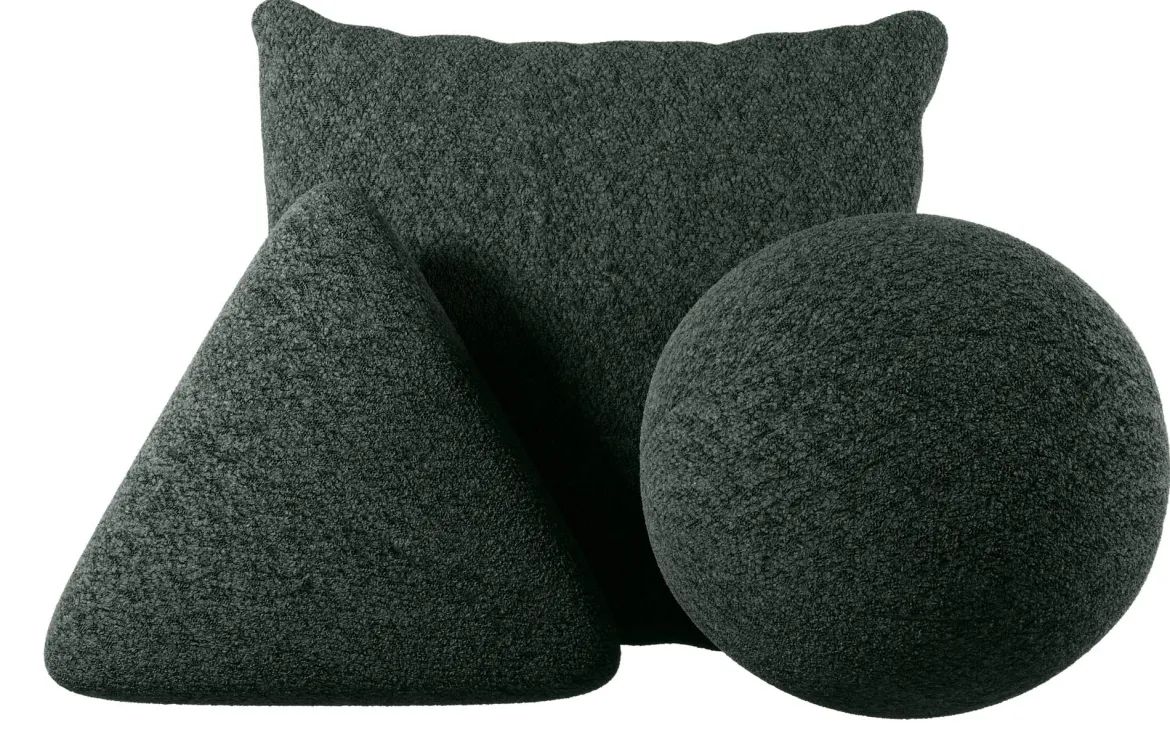 Zierkissen Set Gava/Sphere/Nook aus Bouclé