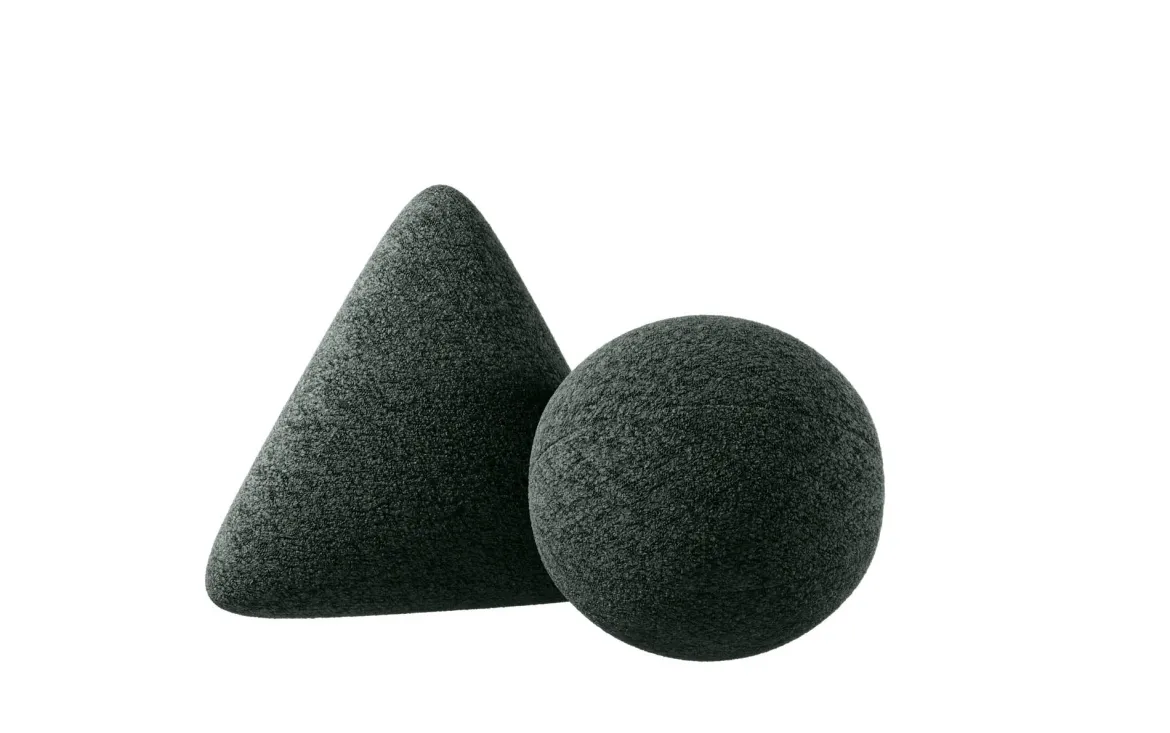 Zierkissen Set Globe/Nook aus Bouclé